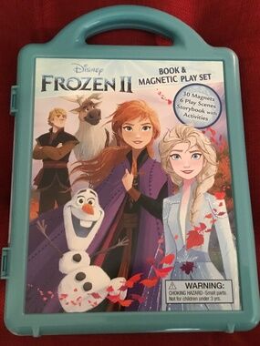 Disney FrozenII Book and Magnetic Play Set